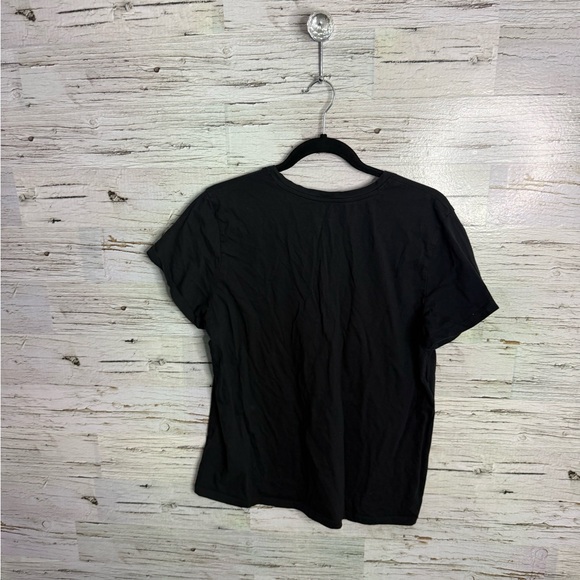 Everlane Black Short Sleeve V-Neck Tee size xl - Picture 5 of 5